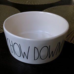 Rae Dunn “Chow Down” Dog Bowl